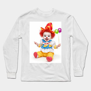 Baby Clown Long Sleeve T-Shirt